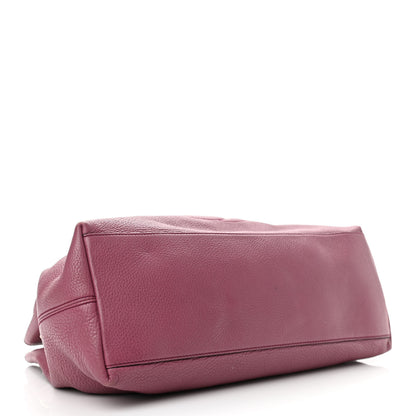 Gucci Pebbled Calfskin Medium Soho Chain Shoulder Bag Peonia Flower 4 of 15