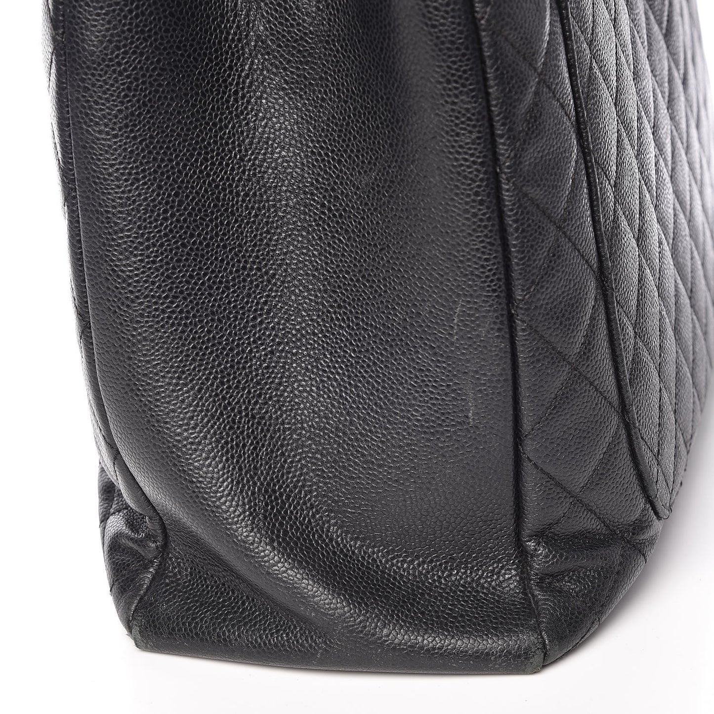 Caviar Quilted XL Grand Shopping Tote GST Black