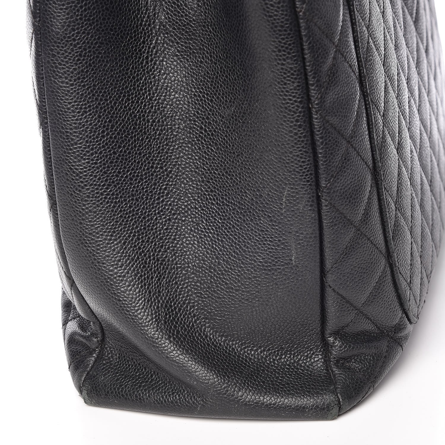 Chanel Caviar Quilted XL Grand Shopping Tote GST Black 13 of 14