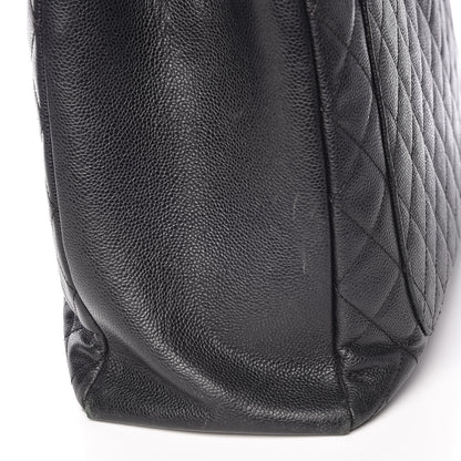 Chanel Caviar Quilted XL Grand Shopping Tote GST Black 13 of 14
