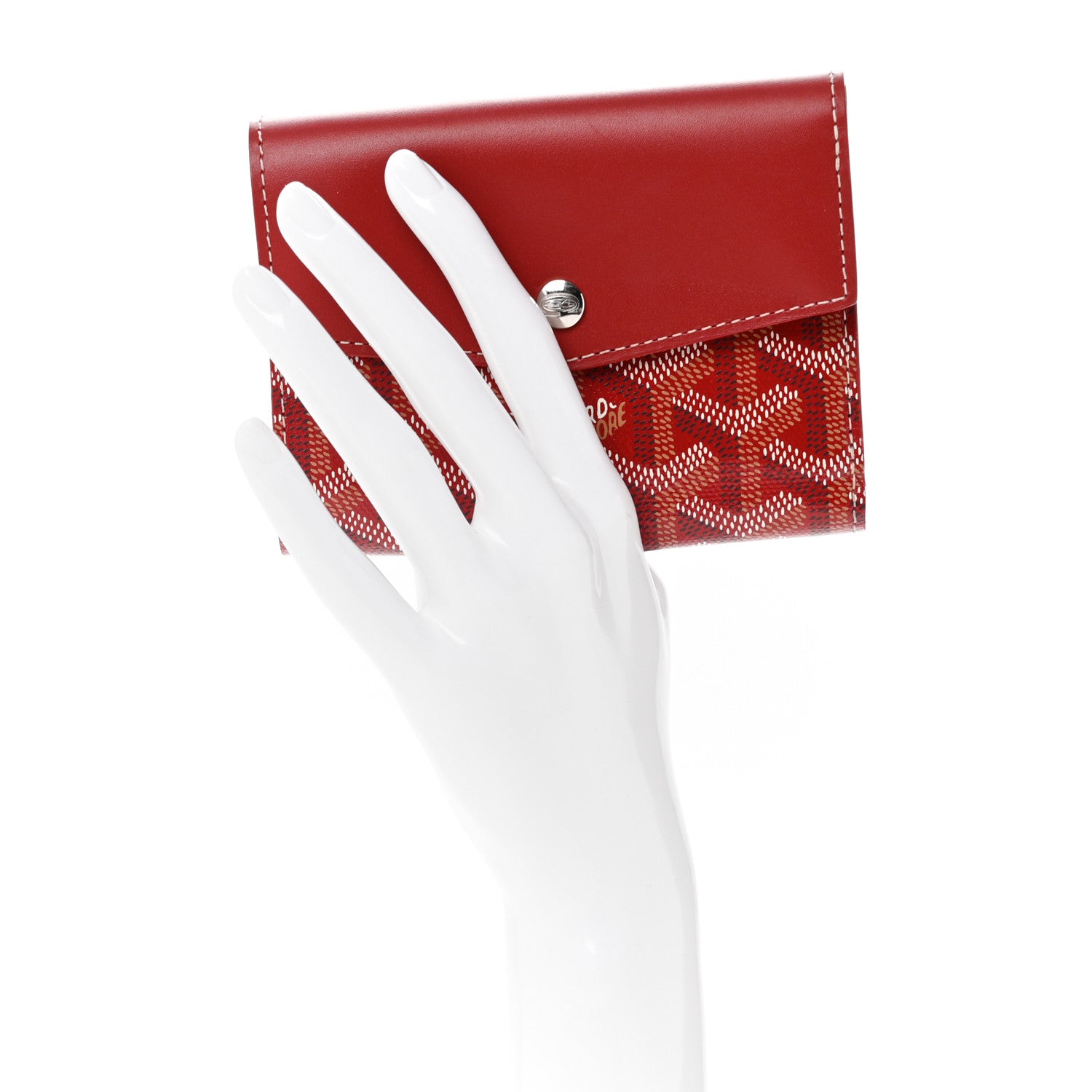 Goyard Goyardine Saint-Gabriel Compact Wallet Red 1640366