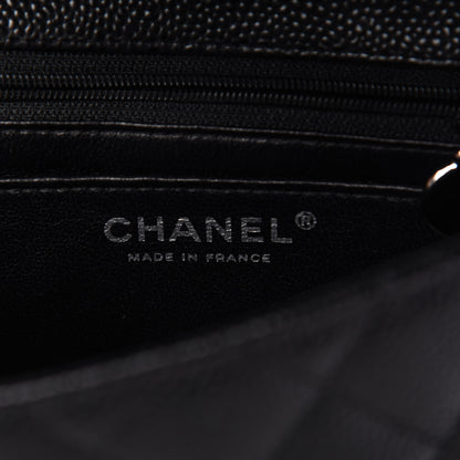Chanel Caviar Quilted Mini Square Flap Black 8 of 10
