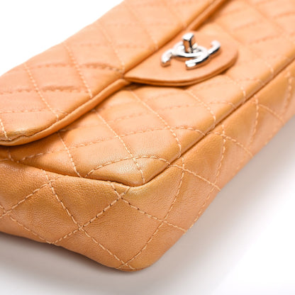 Chanel Lambskin Quilted East West Flap Beige 18 of 19