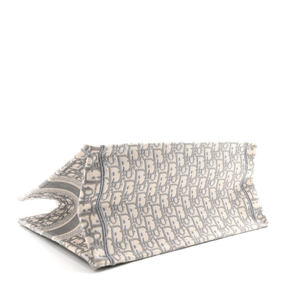 Christian Dior Oblique Medium Book Tote Grey 4 of 10