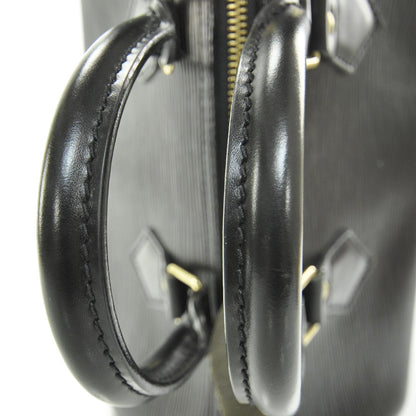 Louis Vuitton Epi Speedy 25 Black 5 of 9