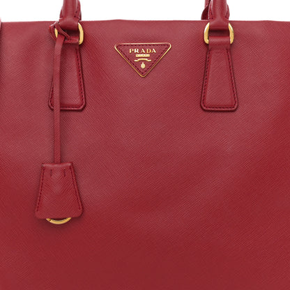 Prada Saffiano Lux Medium Tote Fuoco 8 of 11