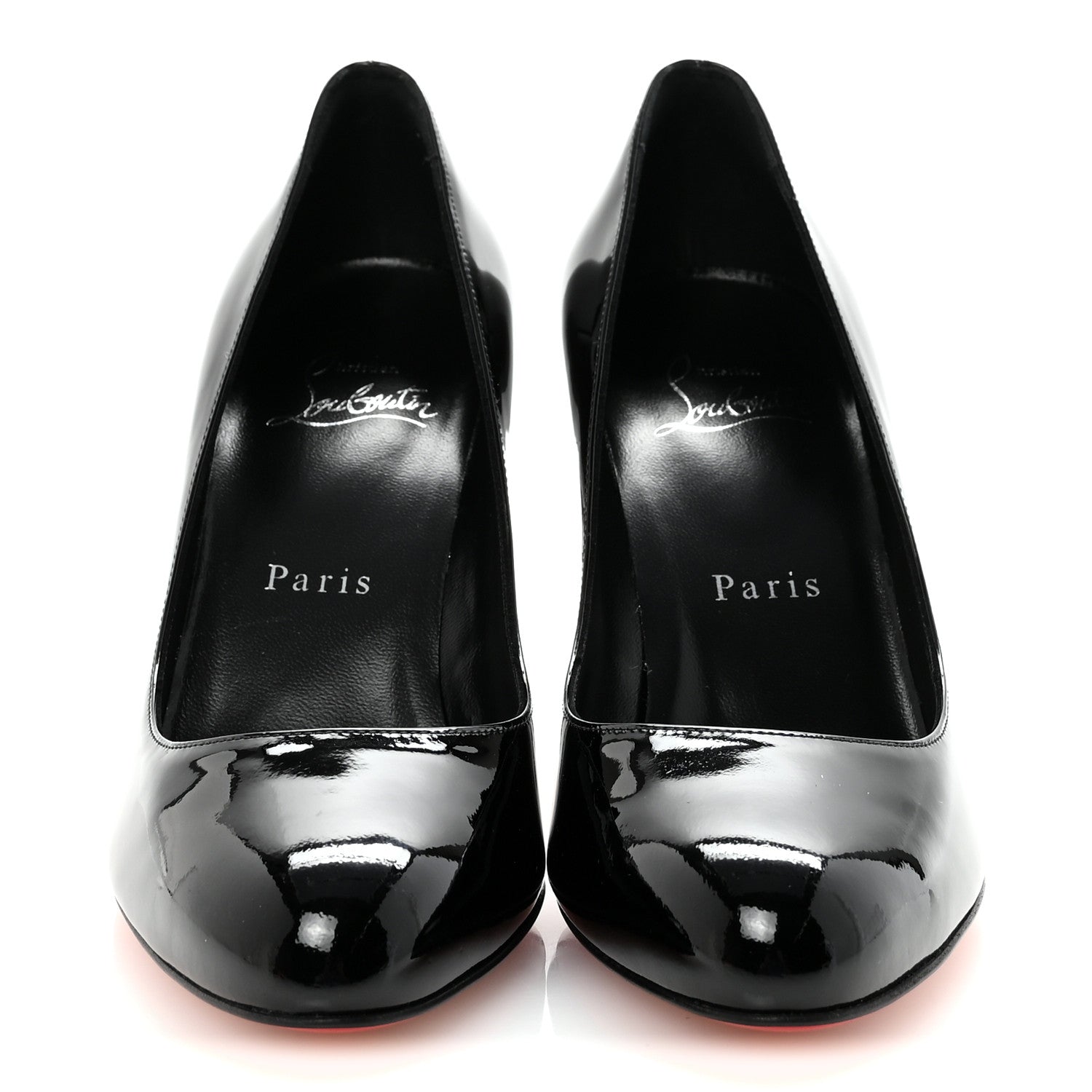 Christian Louboutin Patent Dolly 85 Pumps 35.5 Black 3 of 9