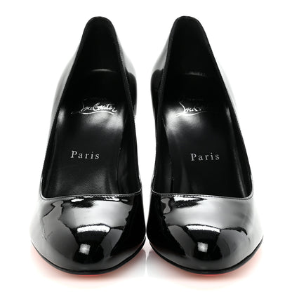Christian Louboutin Patent Dolly 85 Pumps 35.5 Black 3 of 9