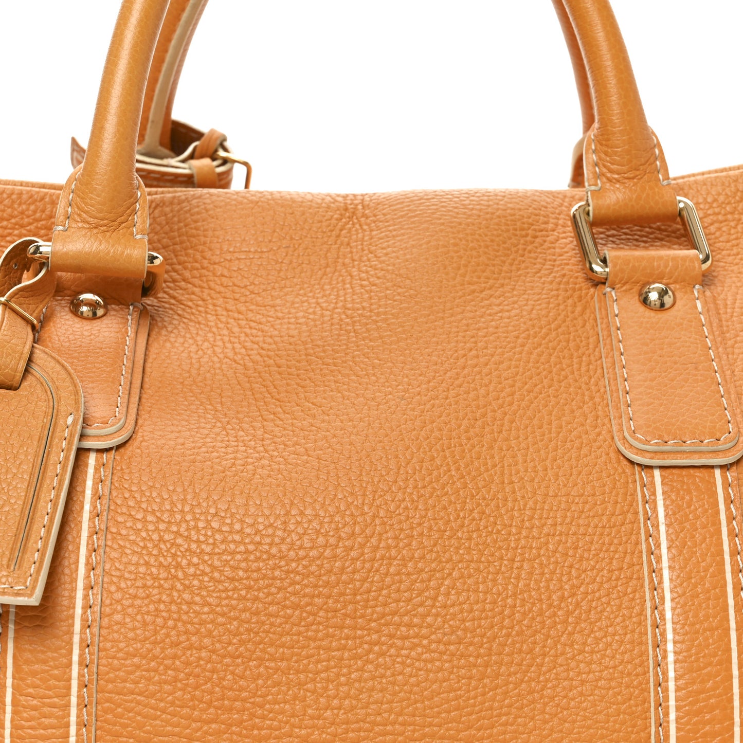 Tobago Calfskin Carryall Yellow