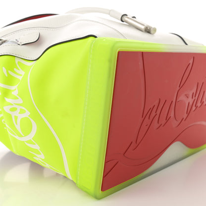 Christian Louboutin Calfskin Explorafunk Backpack Bianco Fluo Yellow 8 of 12