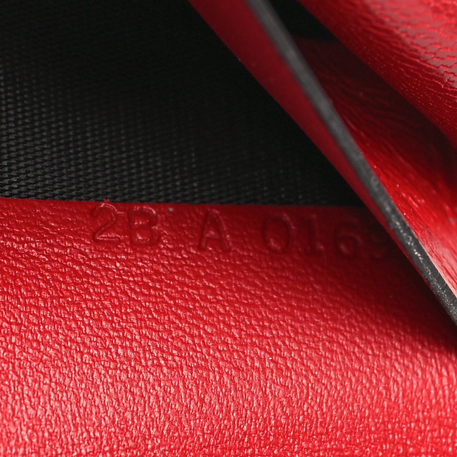 Givenchy Goatskin Diamond Quilted GV3 Medium Wallet Vermillion 9 of 13