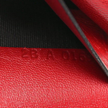 Givenchy Goatskin Diamond Quilted GV3 Medium Wallet Vermillion 9 of 13
