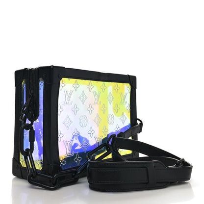 Louis Vuitton Calfskin PVC Monogram Solar Ray Soft Trunk Iridescent Prism Black 3 of 11
