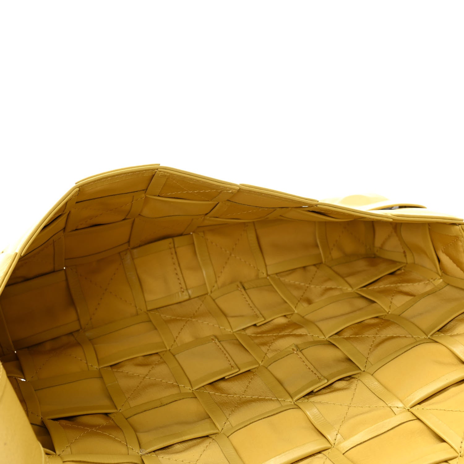 Bottega Veneta Paper Calfskin Intrecciato Stretch Cassette Buttercup 5 of 5
