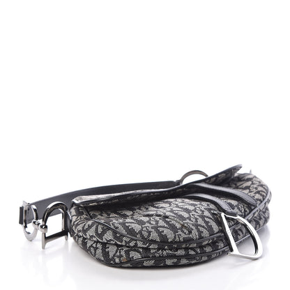 Christian Dior Monogram Saddle Bag Black 4 of 10