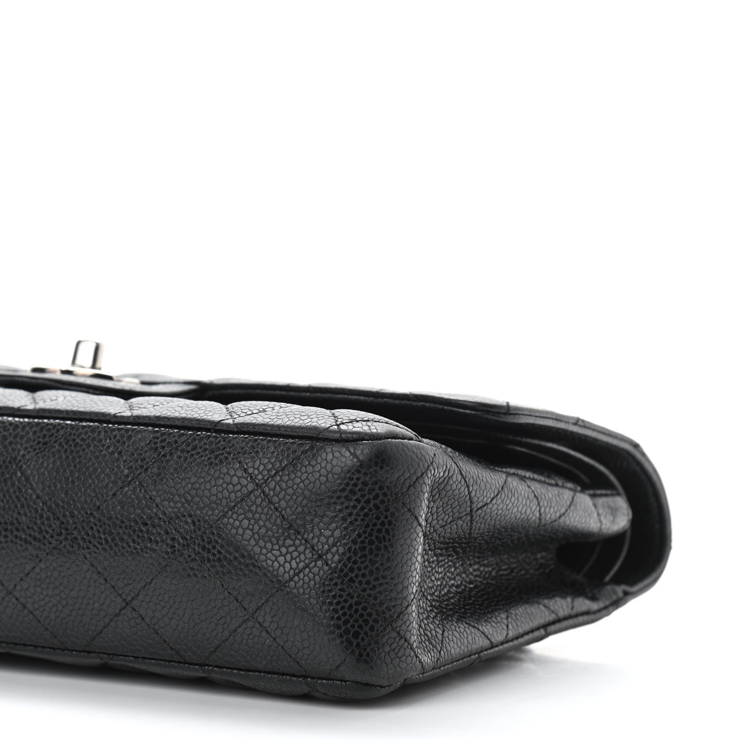Chanel Caviar Quilted Medium Double Flap Black 10 of 12
