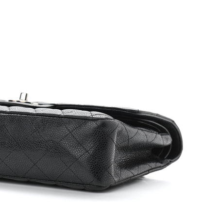 Chanel Caviar Quilted Medium Double Flap Black 10 of 12