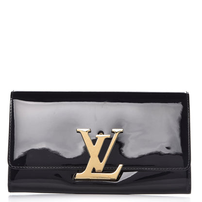 Louis Vuitton Patent Louise Clutch Black 1 of 6