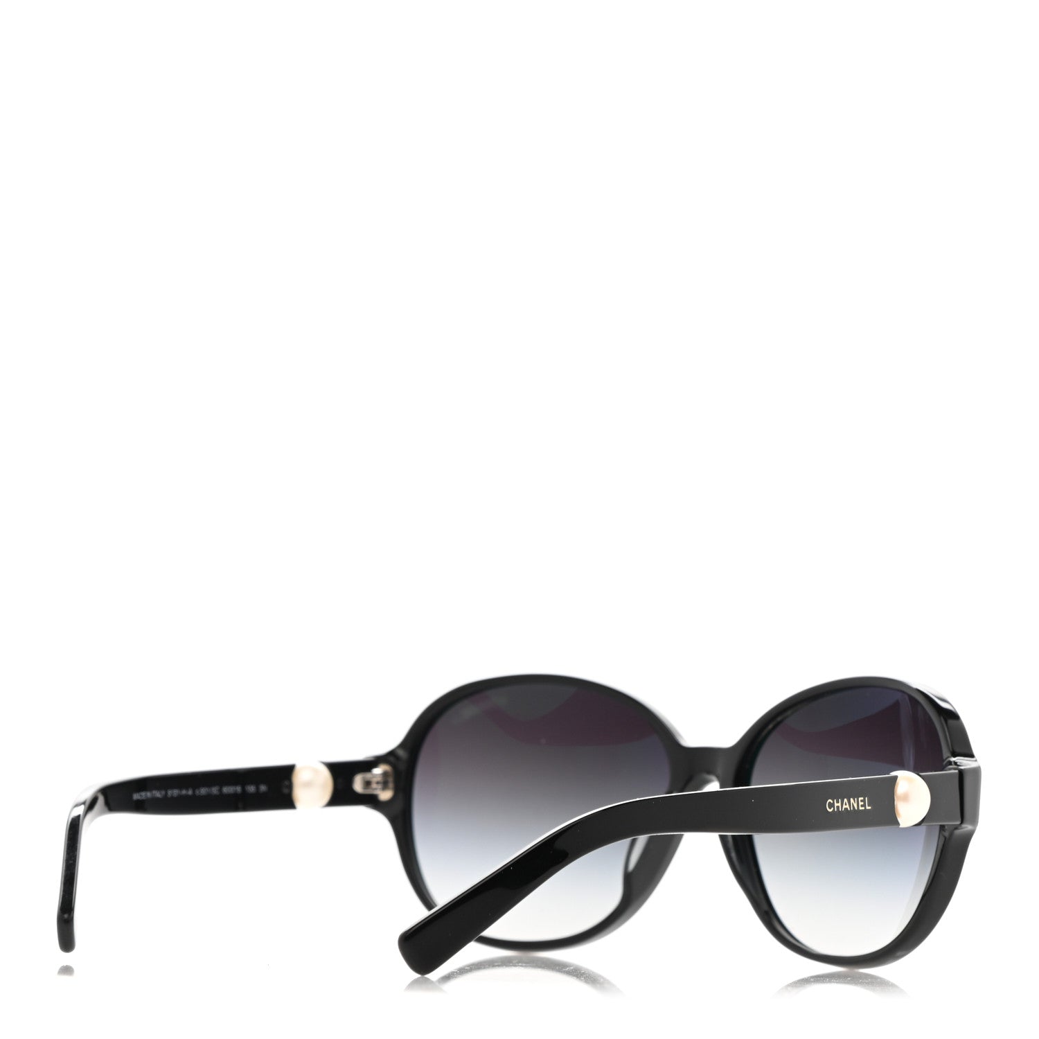 Chanel CC Pearl Sunglasses 5131-H-A Black 4 of 9