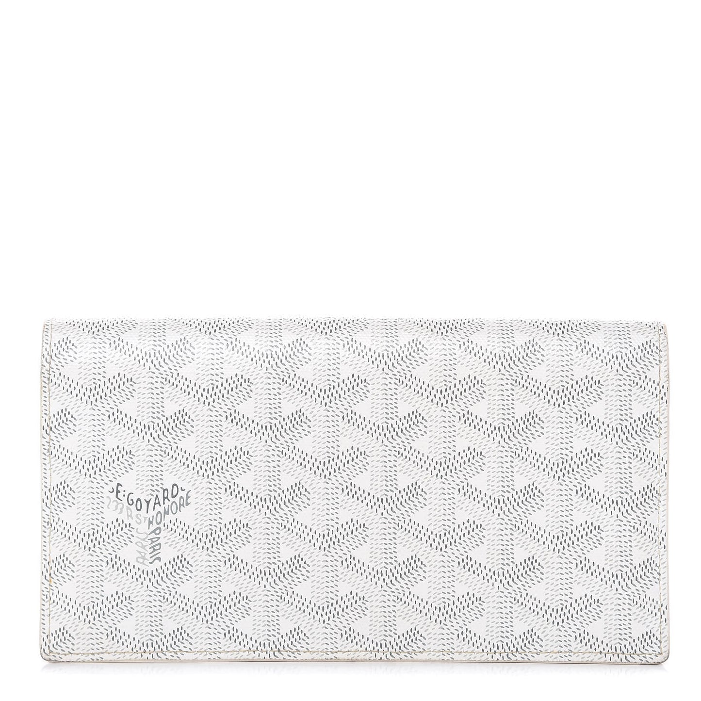Goyardine Richelieu Wallet White