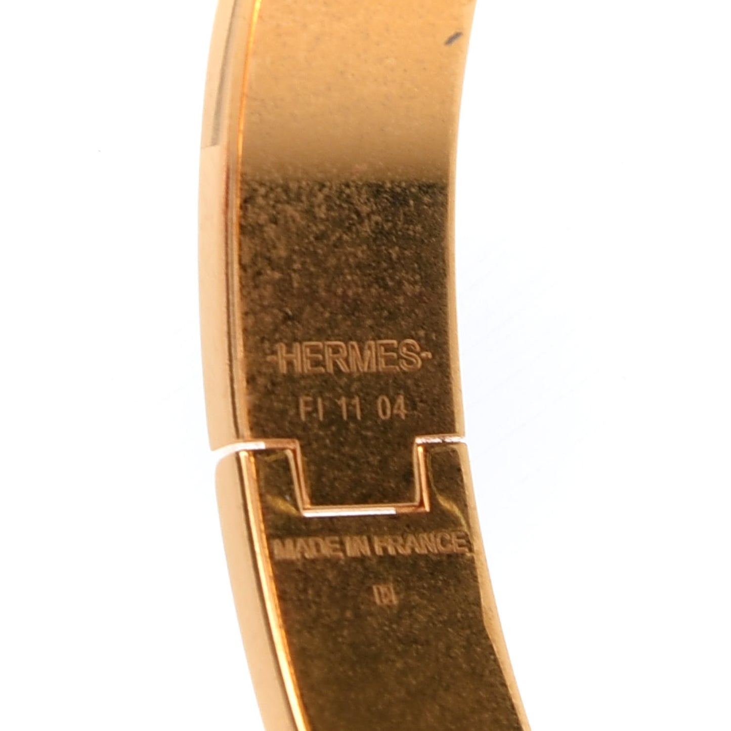 Narrow Enamel Clic Clac H Bracelet PM Indigo