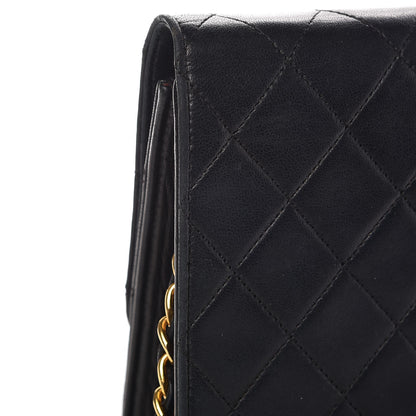 Chanel Lambskin Quilted Medium Single Flap Black 10 of 14
