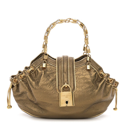Louis Vuitton Metallic Calfskin Monogram Embossed Theda PM Gold 1 of 13