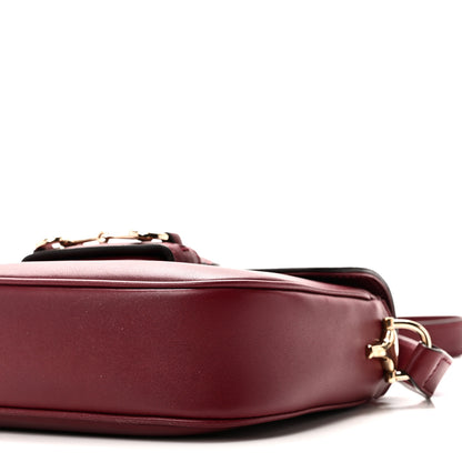 Gucci Arabella Calfskin Horsebit 1955 Shoulder Bag Rosso Ancora 10 of 10