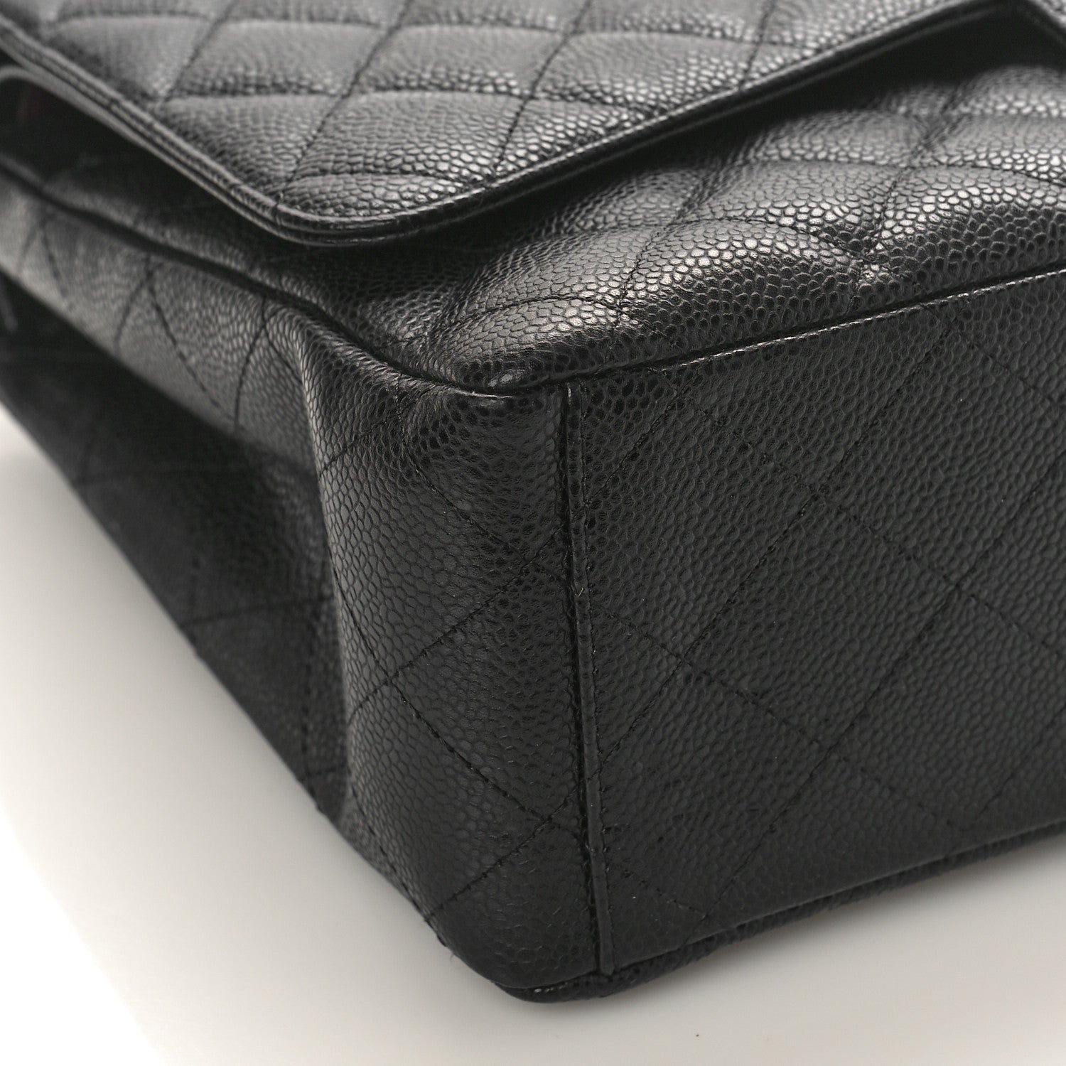 Chanel Caviar Quilted Maxi Double Flap Black 8 of 9