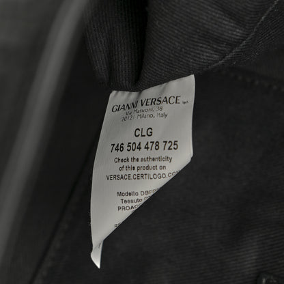 Versace Calfskin Icon Quilted Flap Black 7 of 12