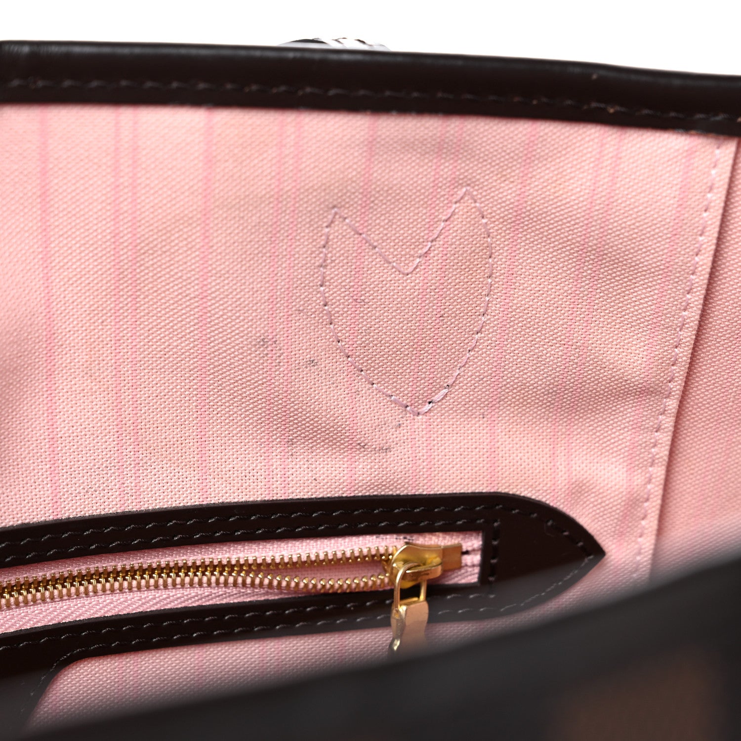 Louis Vuitton Damier Ebene Neo Neverfull MM Rose Ballerine 14 of 23