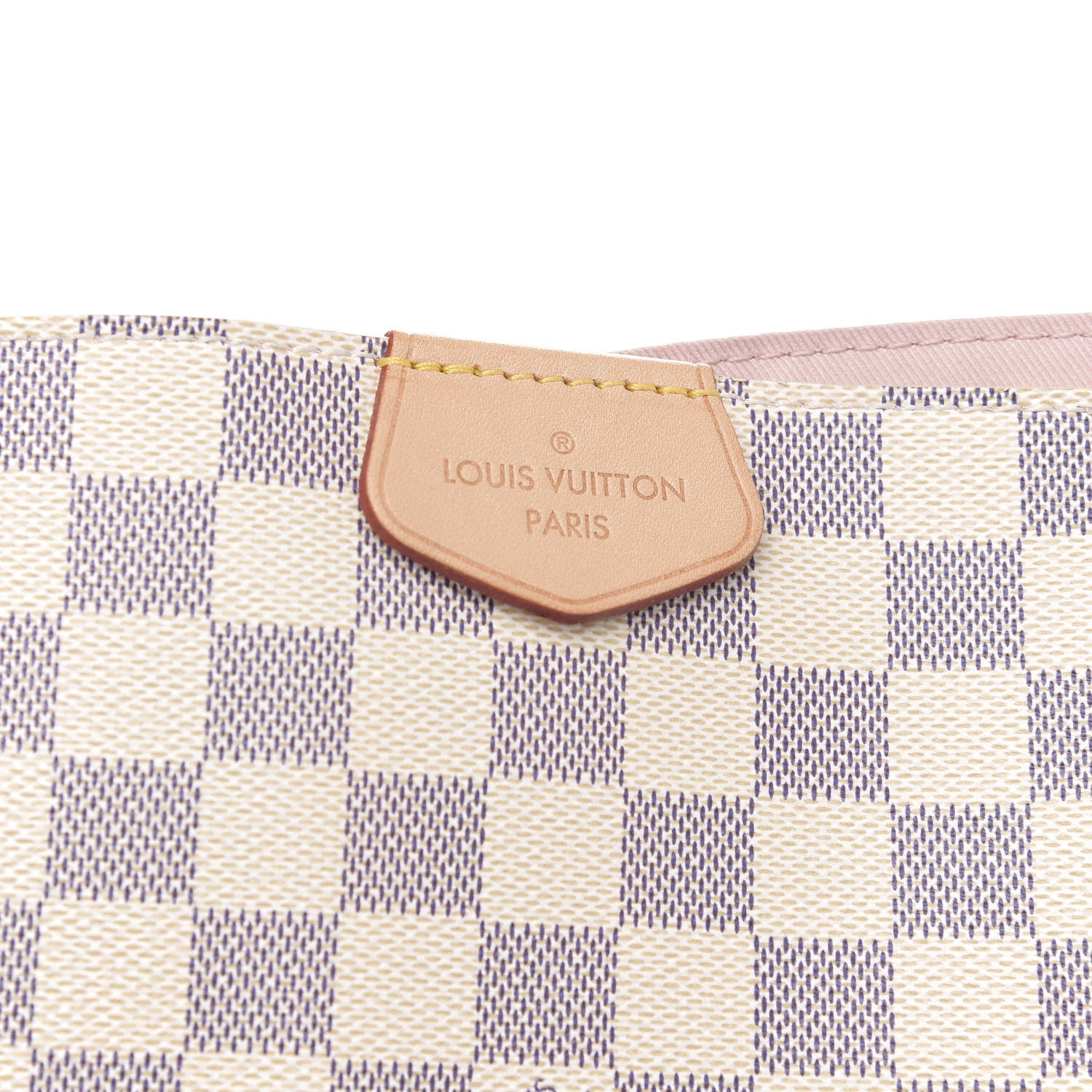 Louis Vuitton Damier Azur Graceful MM Rose Ballerine 11 of 11
