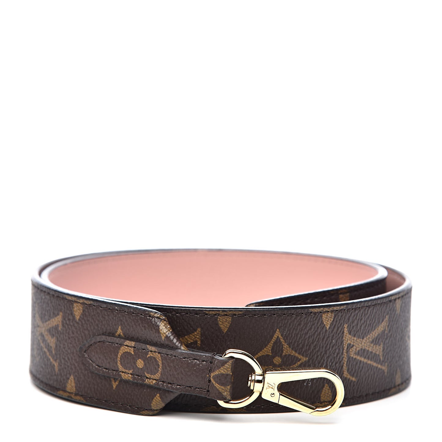 Monogram Bandouliere Shoulder Strap Rose Poudre