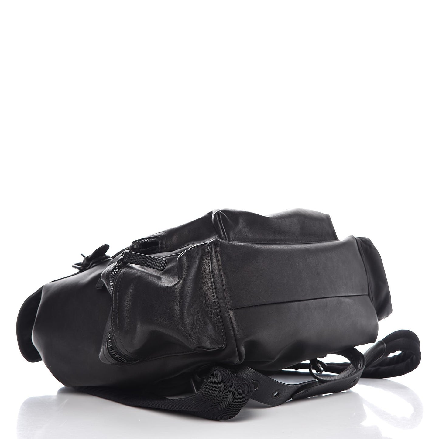 Weatherproof Calfskin Large Rucksack Backpack Black