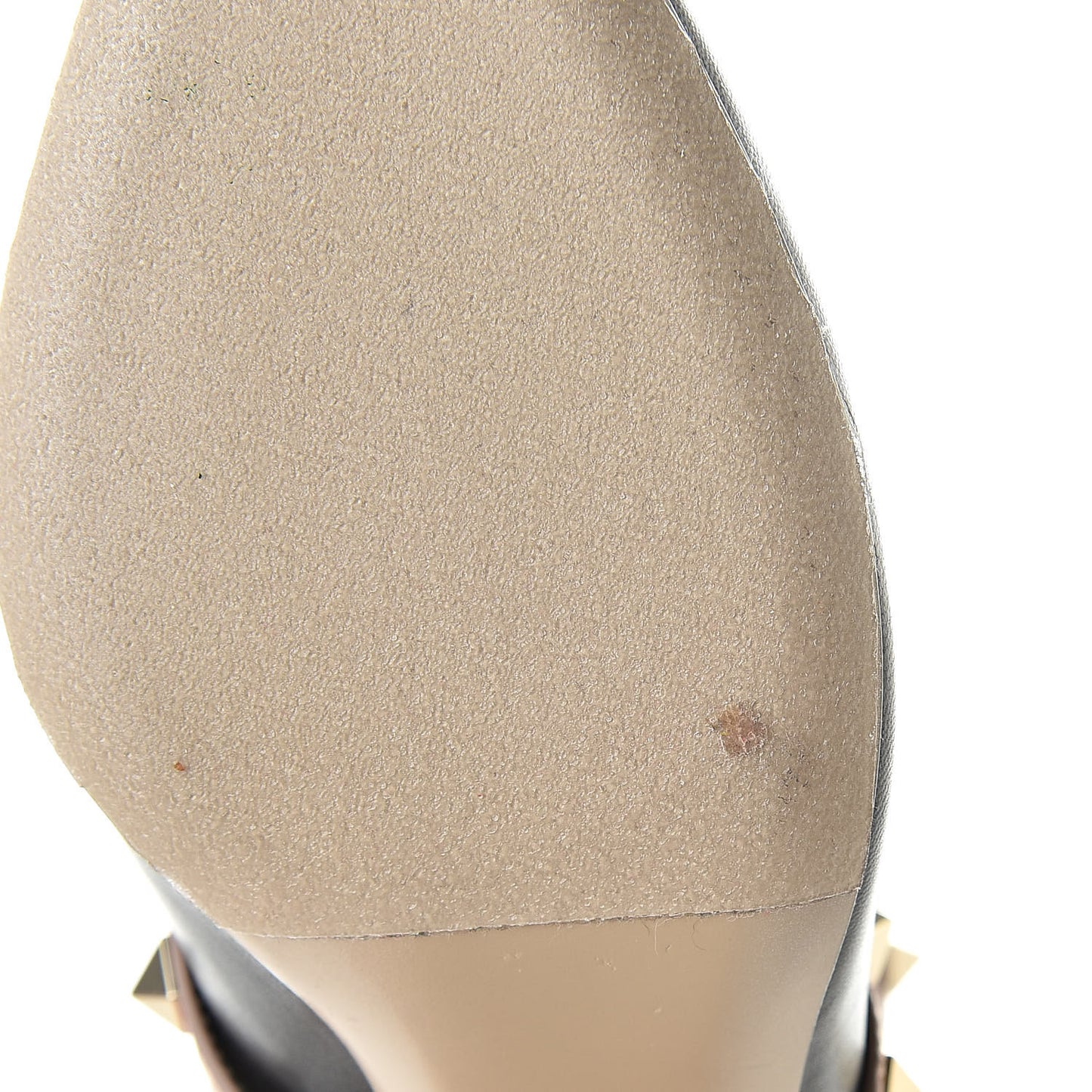 Nappa Rockstud Studwrap Strap Mid Heel Pumps 36 Black Poudre