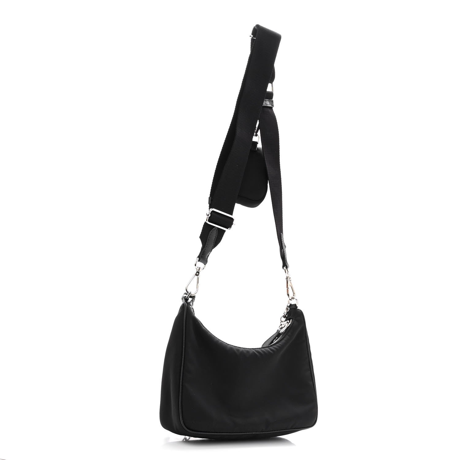 Prada Nylon Re-Edition 2005 Shoulder Bag Black 3 of 9
