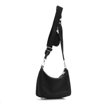 Prada Nylon Re-Edition 2005 Shoulder Bag Black 3 of 9