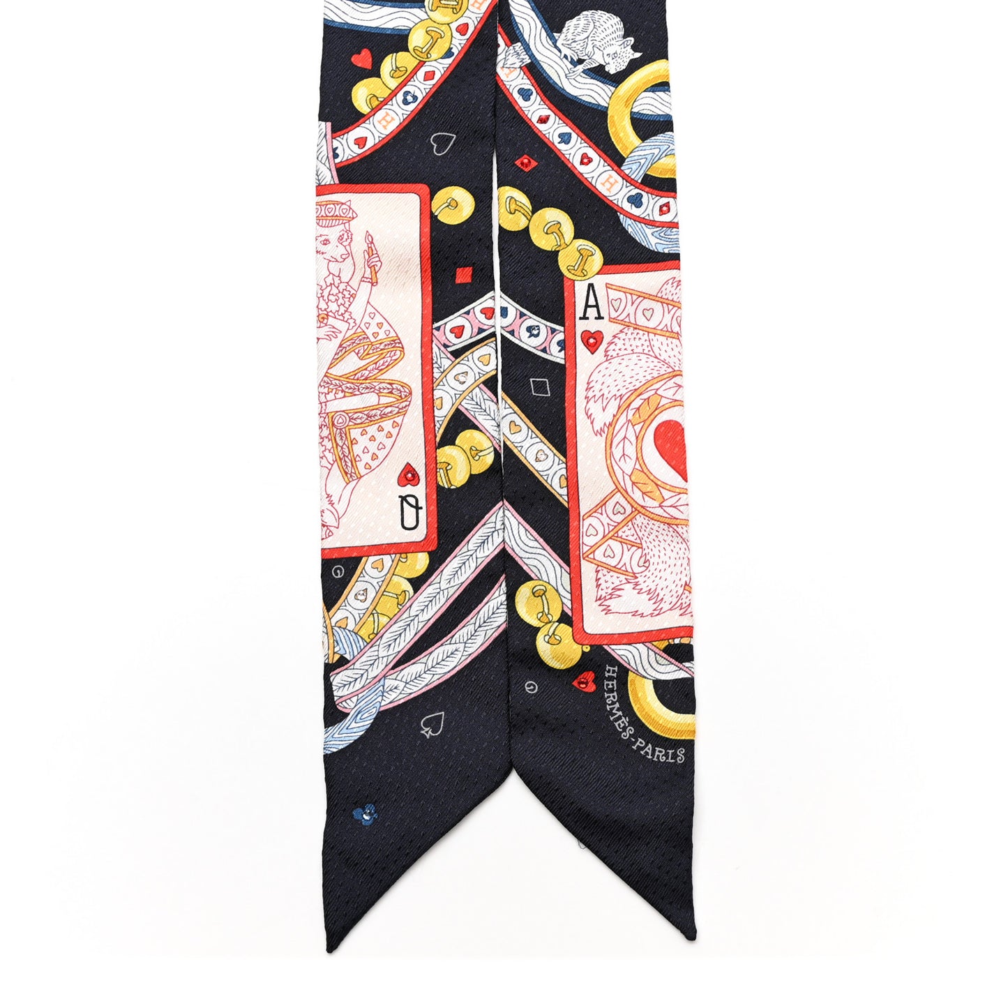 Silk Dame de Coeur Twilly Black Rouge Or