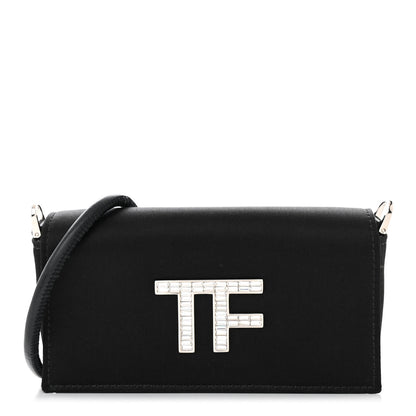Tom Ford Satin Crystal Mini Bag Bag Black 1 of 9