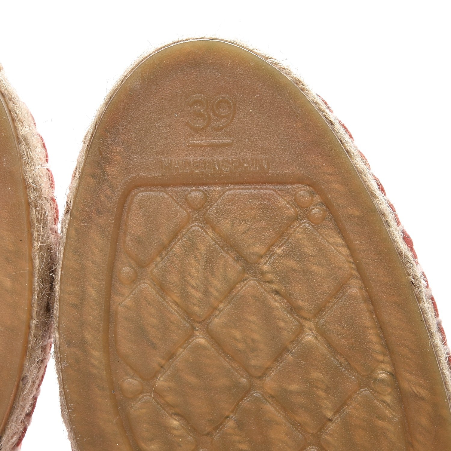 Chanel Suede Lambskin CC Espadrilles 39 Pink 7 of 7