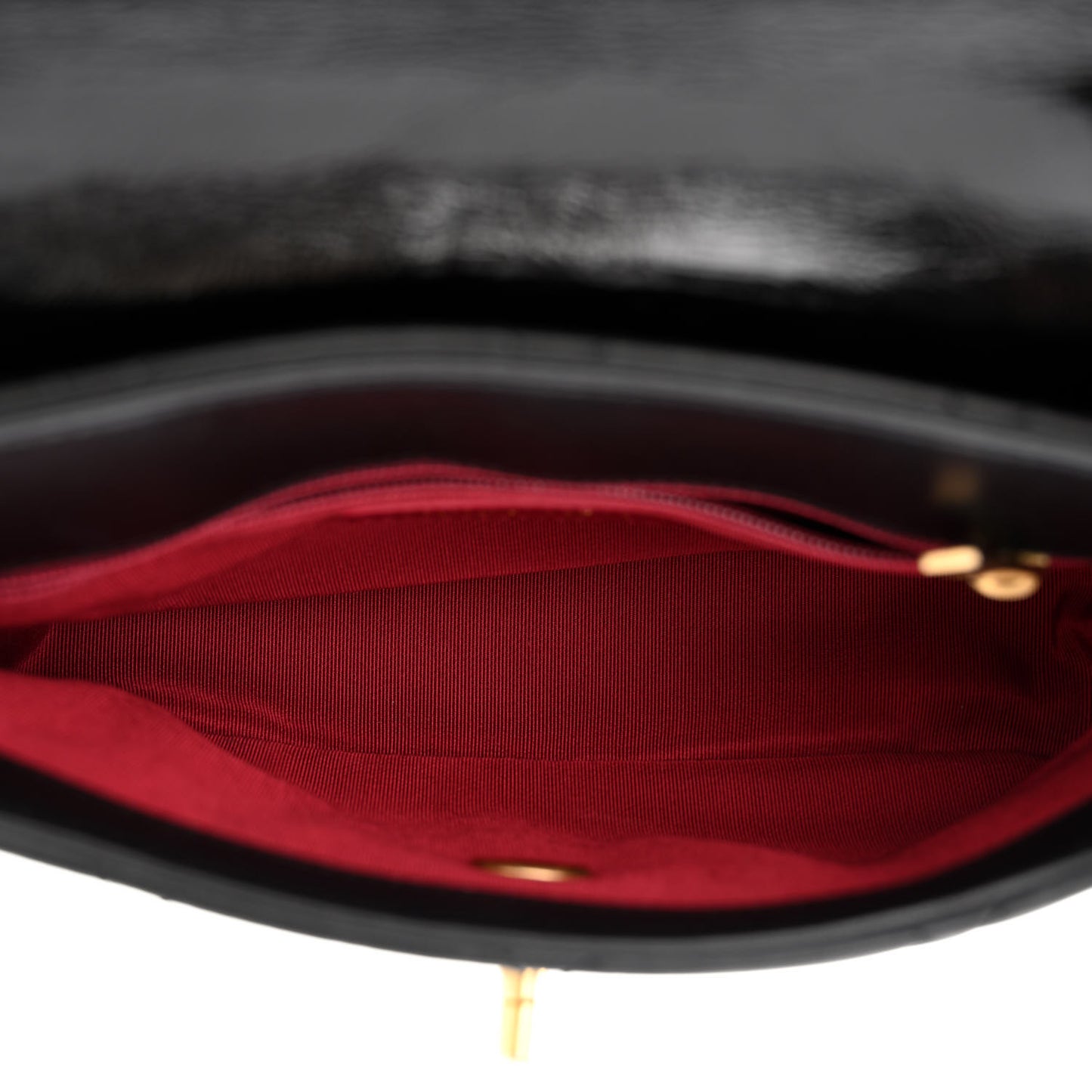 Lambskin Quilted Small La Parisienne Top Handle Flap Black