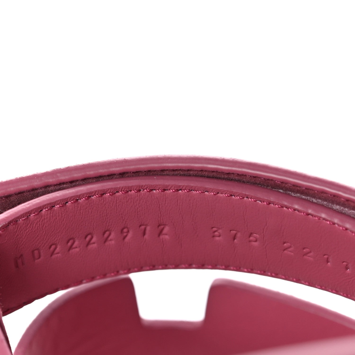 Hermes Suede Goatskin Womens Chypre Sandals 37.5 Rose Aphrodite 6 of 9