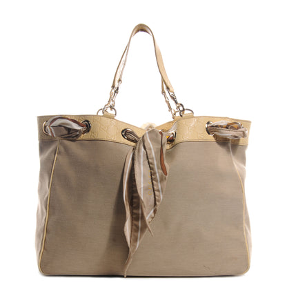Gucci Monogram GG Positano Scarf Tote 1 of 7