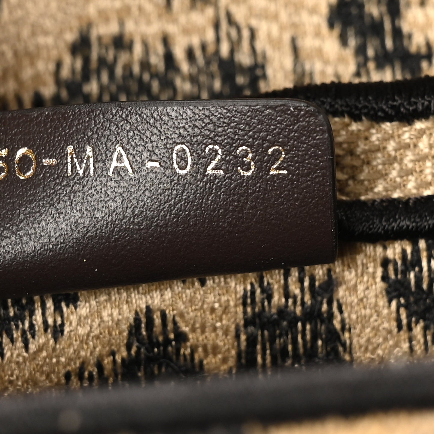 Canvas Mizza Embroidered Saddle Bag Beige Multicolor