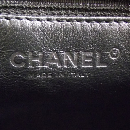 Chanel Metallic Aged Calfskin Quilted Medium Reissue Camera Case Dark Silver 7 of 10