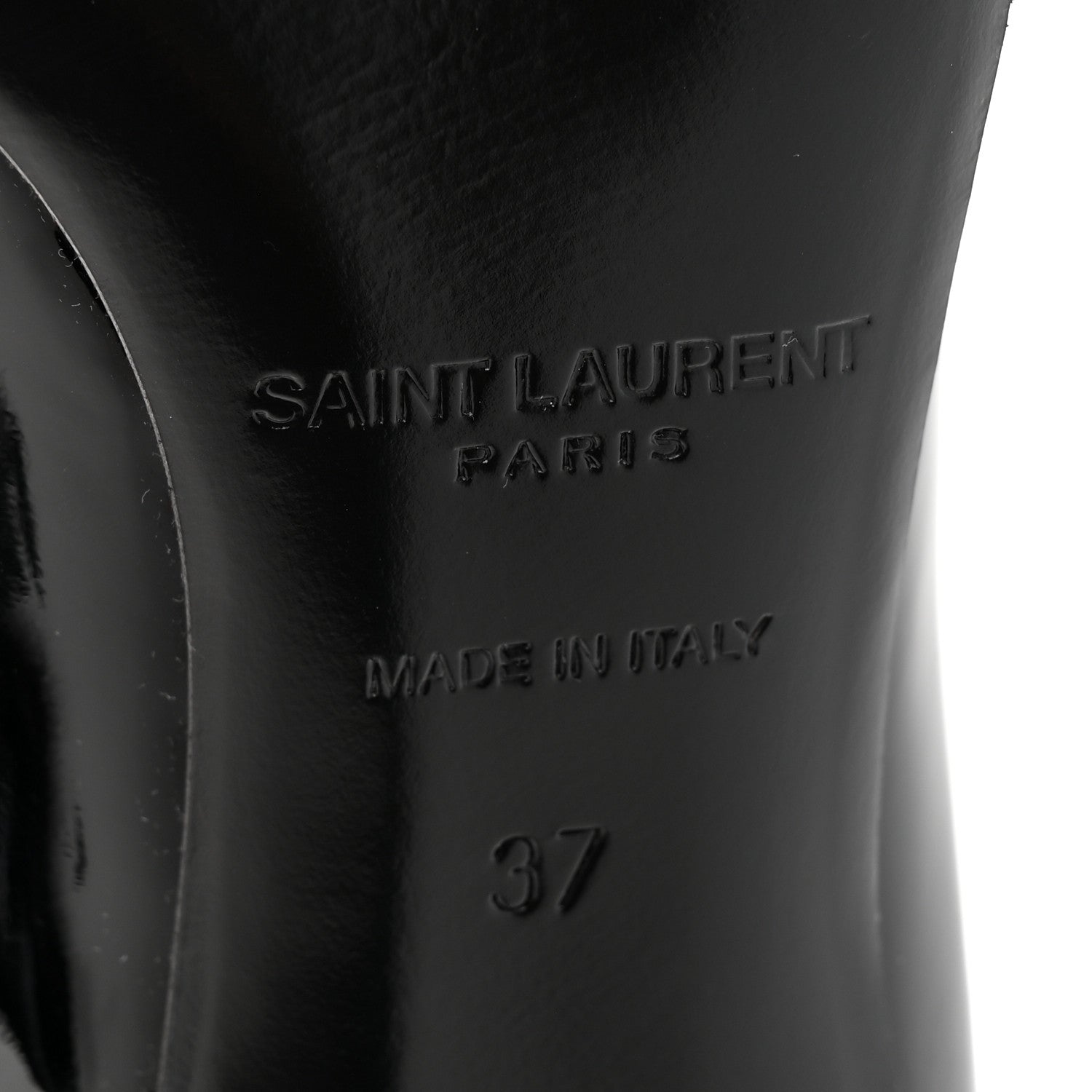 Saint Laurent Patent Opyum 85 Pumps 37 Black 7 of 10