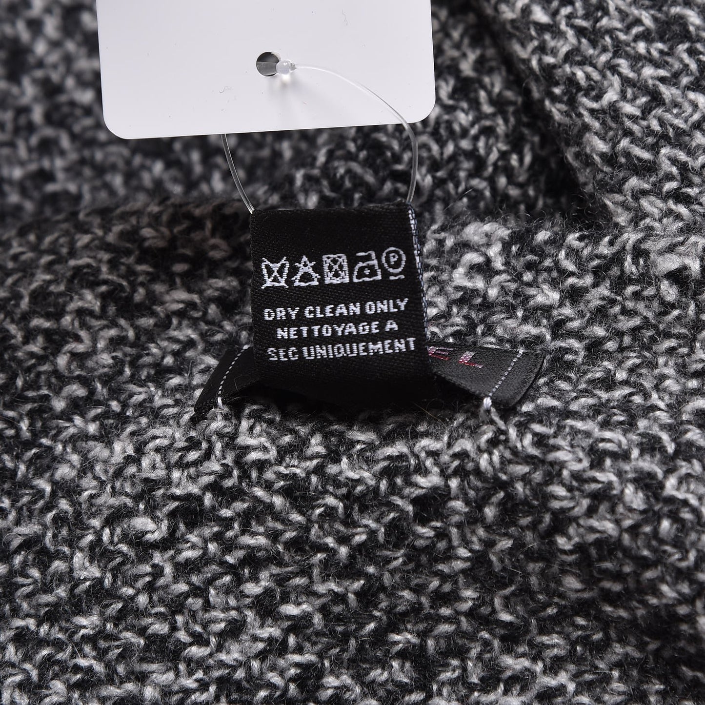 Cashmere CC Stole Grey Red