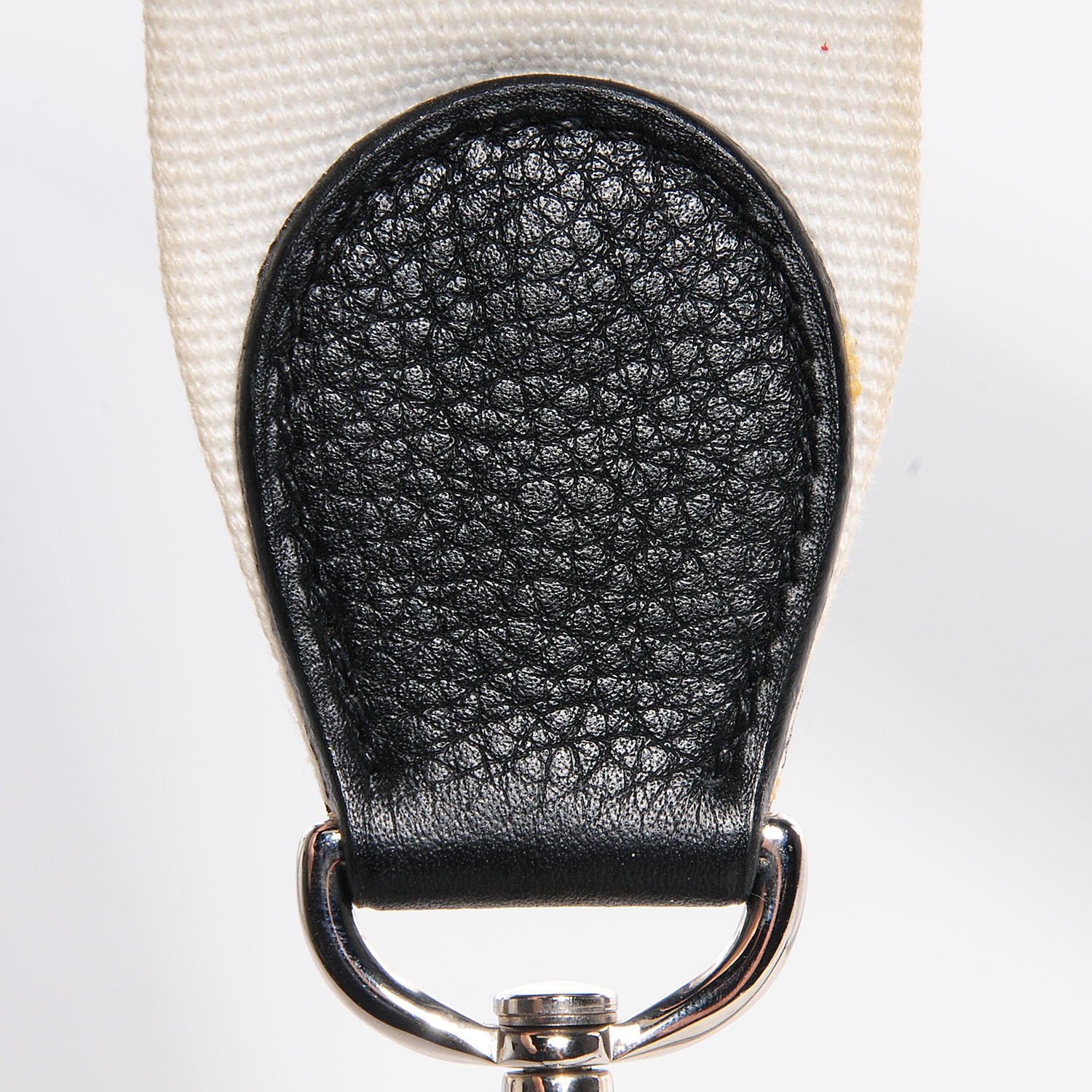 Hermes Taurillon Clemence Evelyne GM Blanc Noir 12 of 17