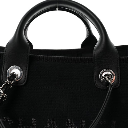Chanel Mixed Fibers Medium Deauville Tote Black 9 of 12