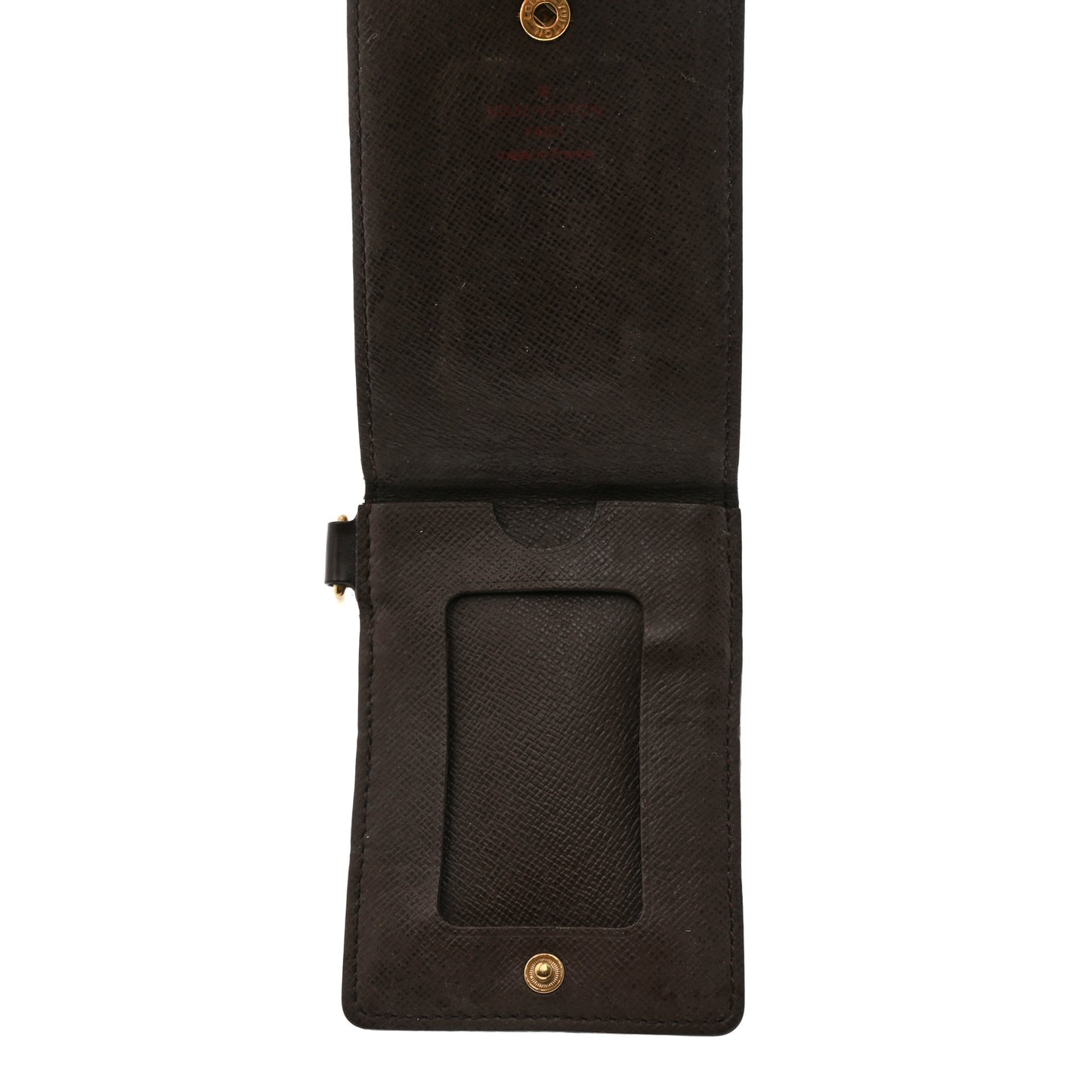 Damier Ebene Porte Carte ID Bandouliere